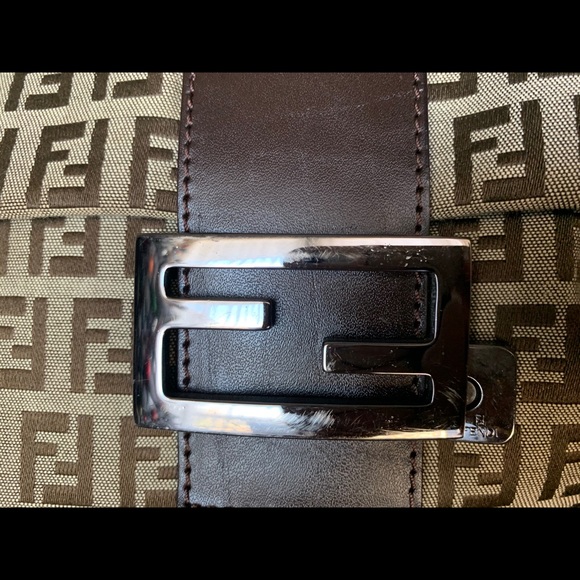 FENDI Zucca pattern Mamma baguette shoulder bag❤️ - Picture 4 of 16